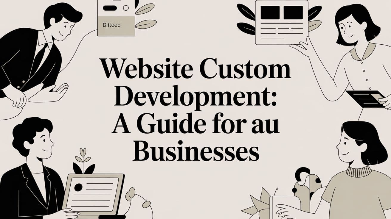 Website Custom Development: A Guide for AU Businesses