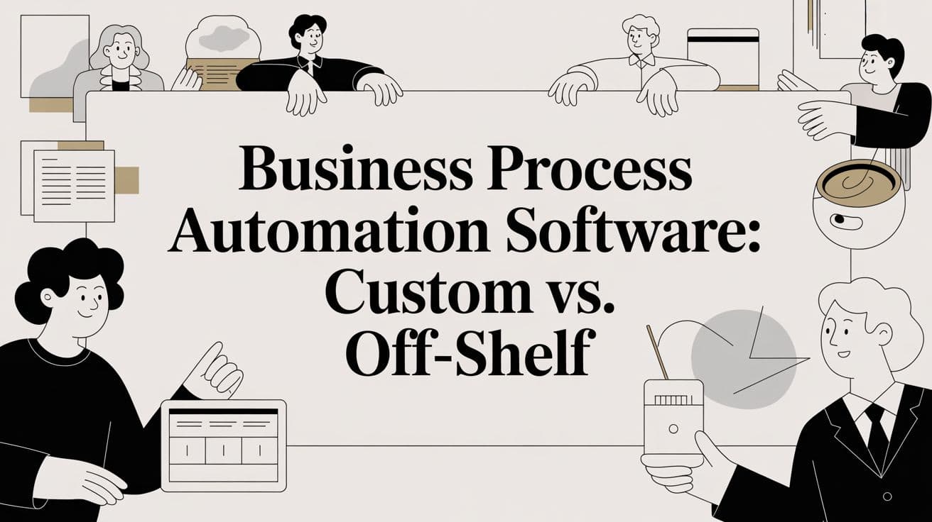 Business Process Automation Software: Custom Vs. Off-Shelf